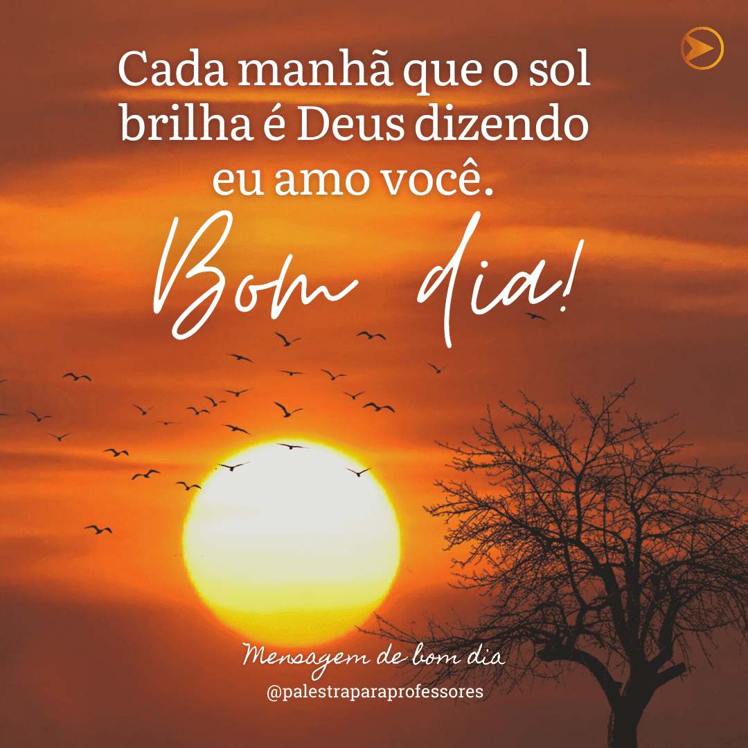 Mensagem de bom dia sol