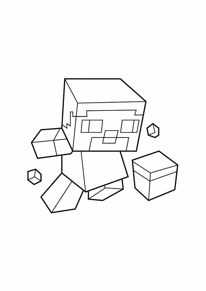 100 Desenhos Para Colorir Minecraft + Mini Giz Cortesia
