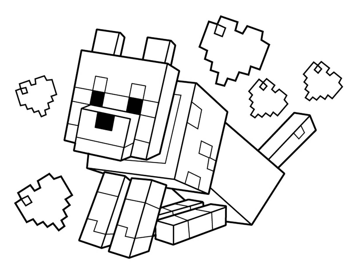 Minecraft para colorir