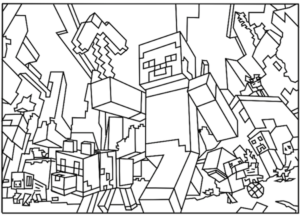 Minecraft Para Colorir Desenhos Minecraft Para Colorir E Se Divertir