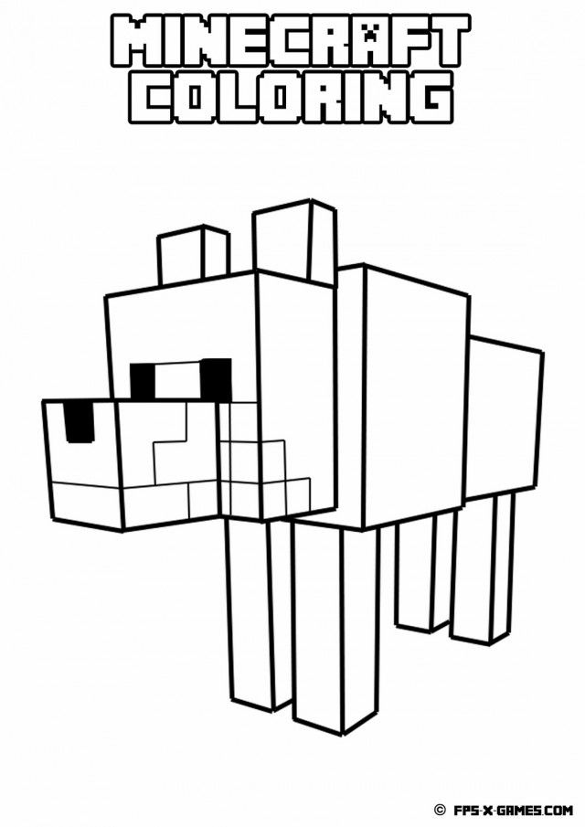 Minecraft para colorir