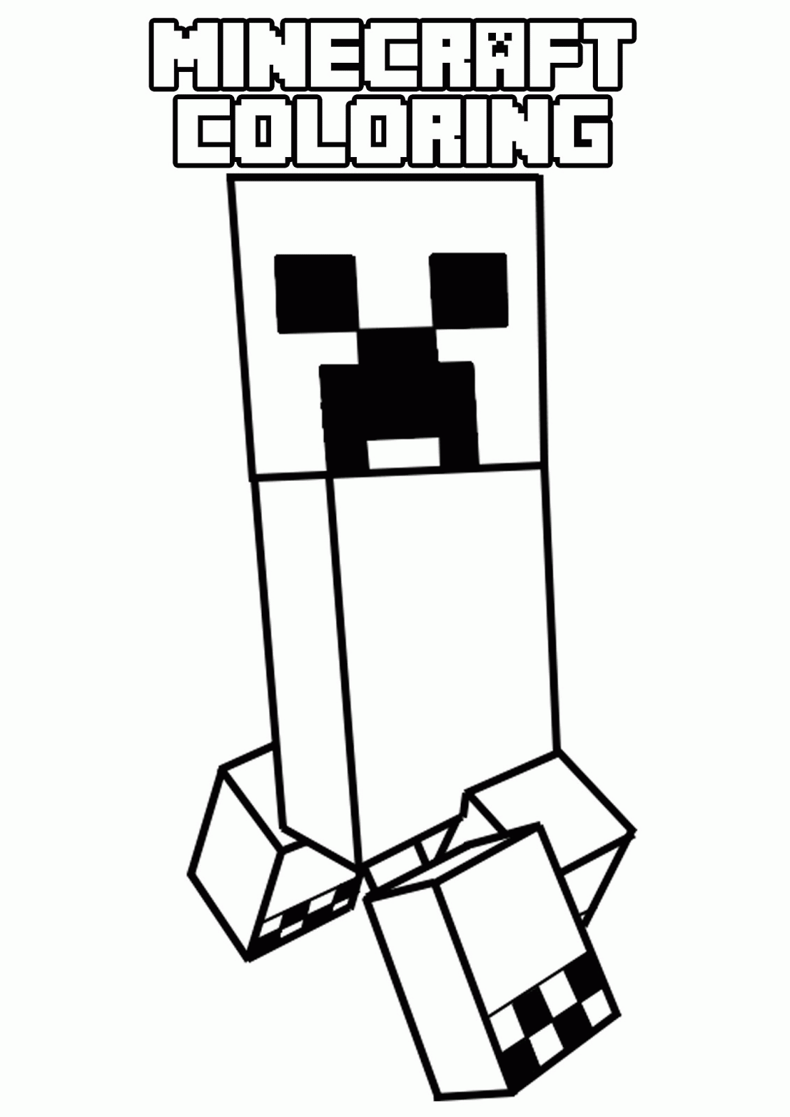 Minecraft para colorir