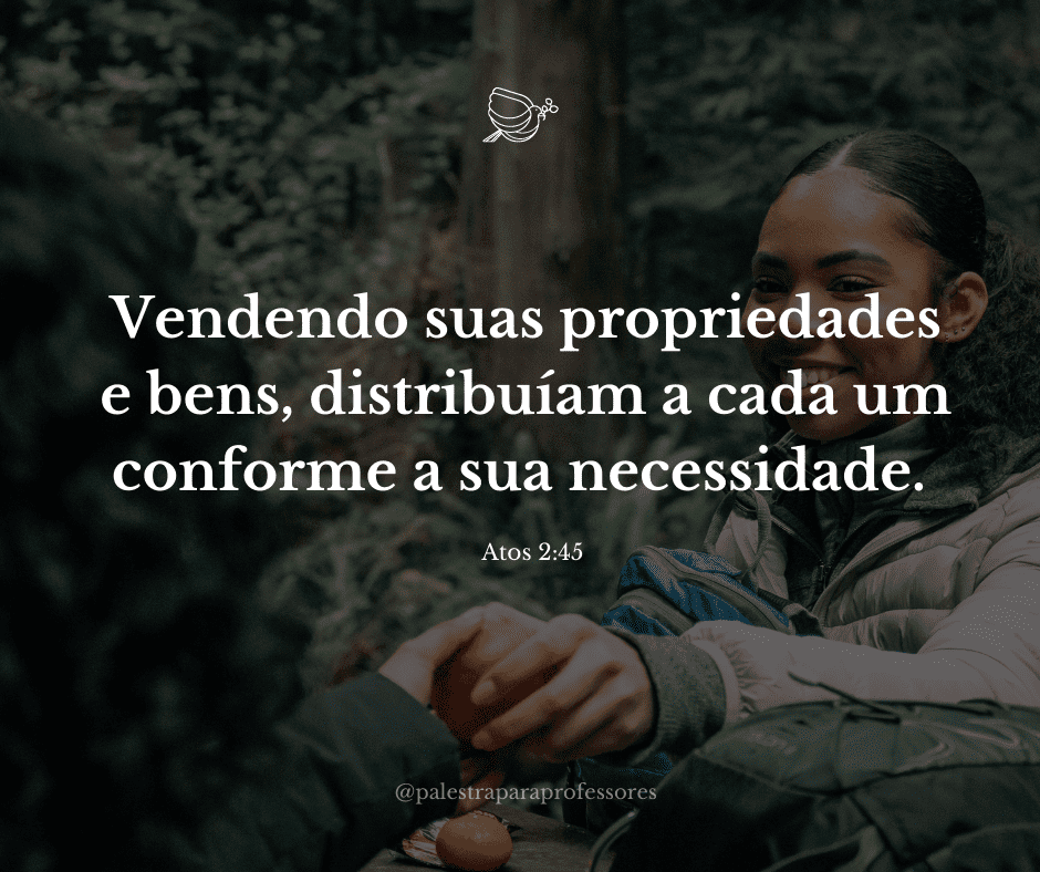 Versiculo sobre generosidade