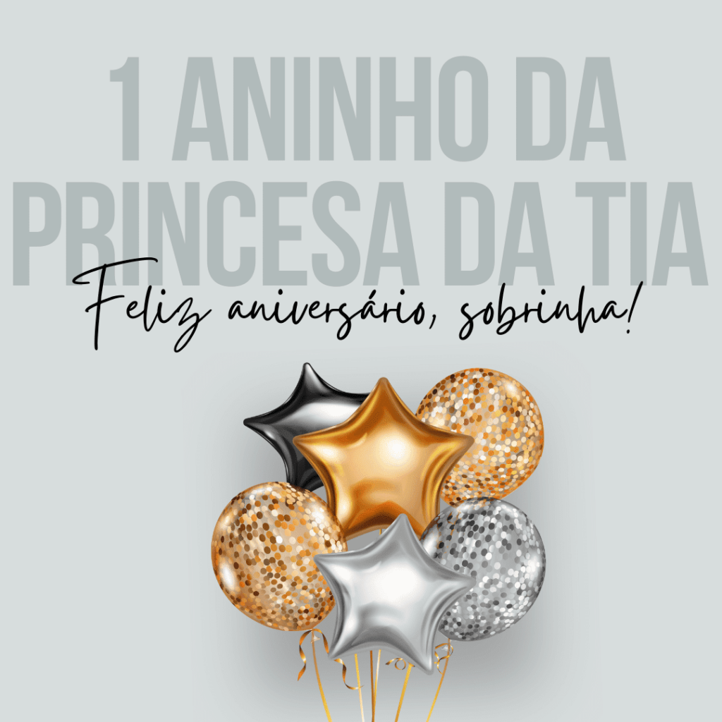 1 aninho da princesa da tia frases curtas