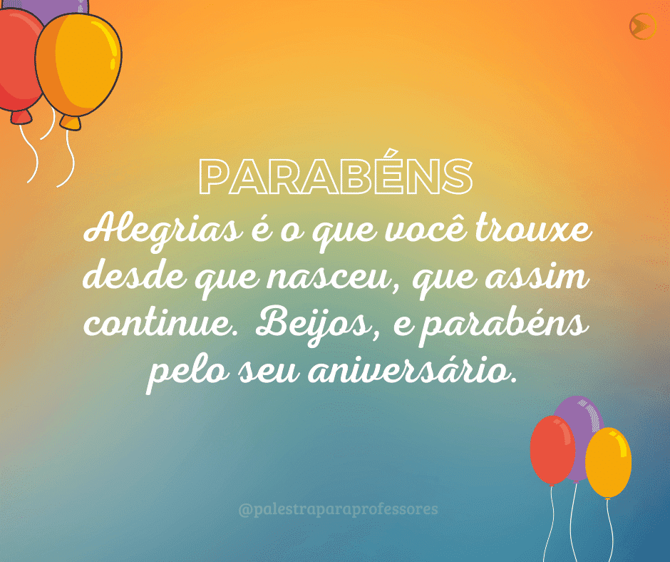 Mensagem de aniversário de tia para sobrinho