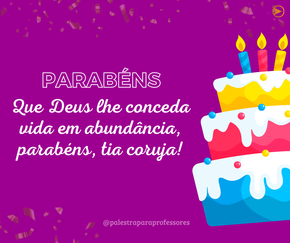 Mensagem de aniversário de tia para sobrinho