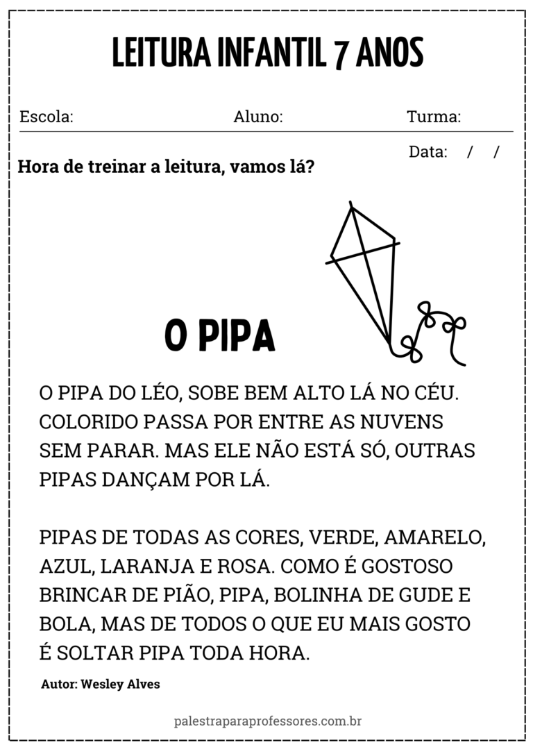 Leitura infantil 7 anos: Baixe gratuitamente histórias infantis