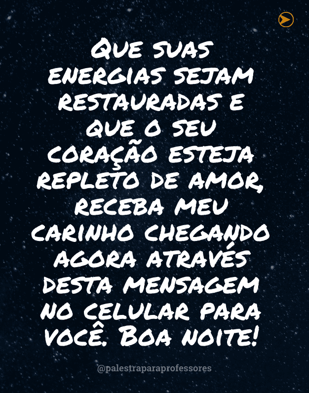 Mensagem de boa noite para whatsapp