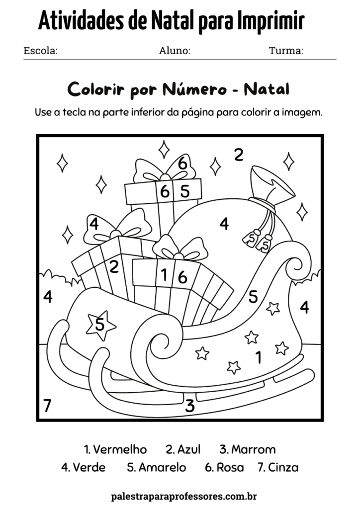 Atividades de Natal para imprimir: 50 atividades de natal e imprimir