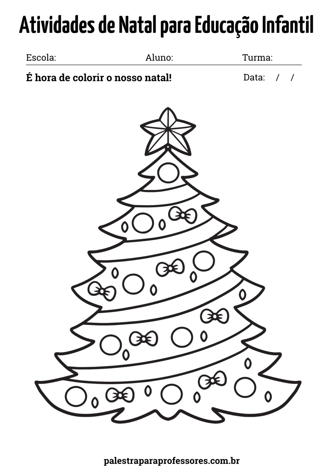 Atividades de Natal para Educação Infantil