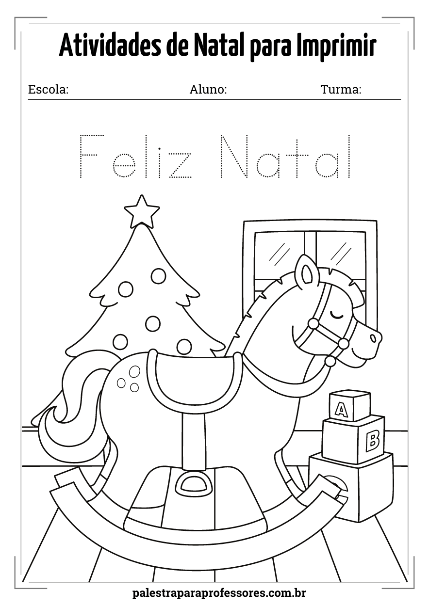 Atividades de Natal para imprimir