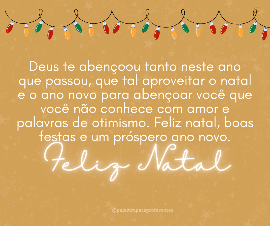 Mensagem de Natal