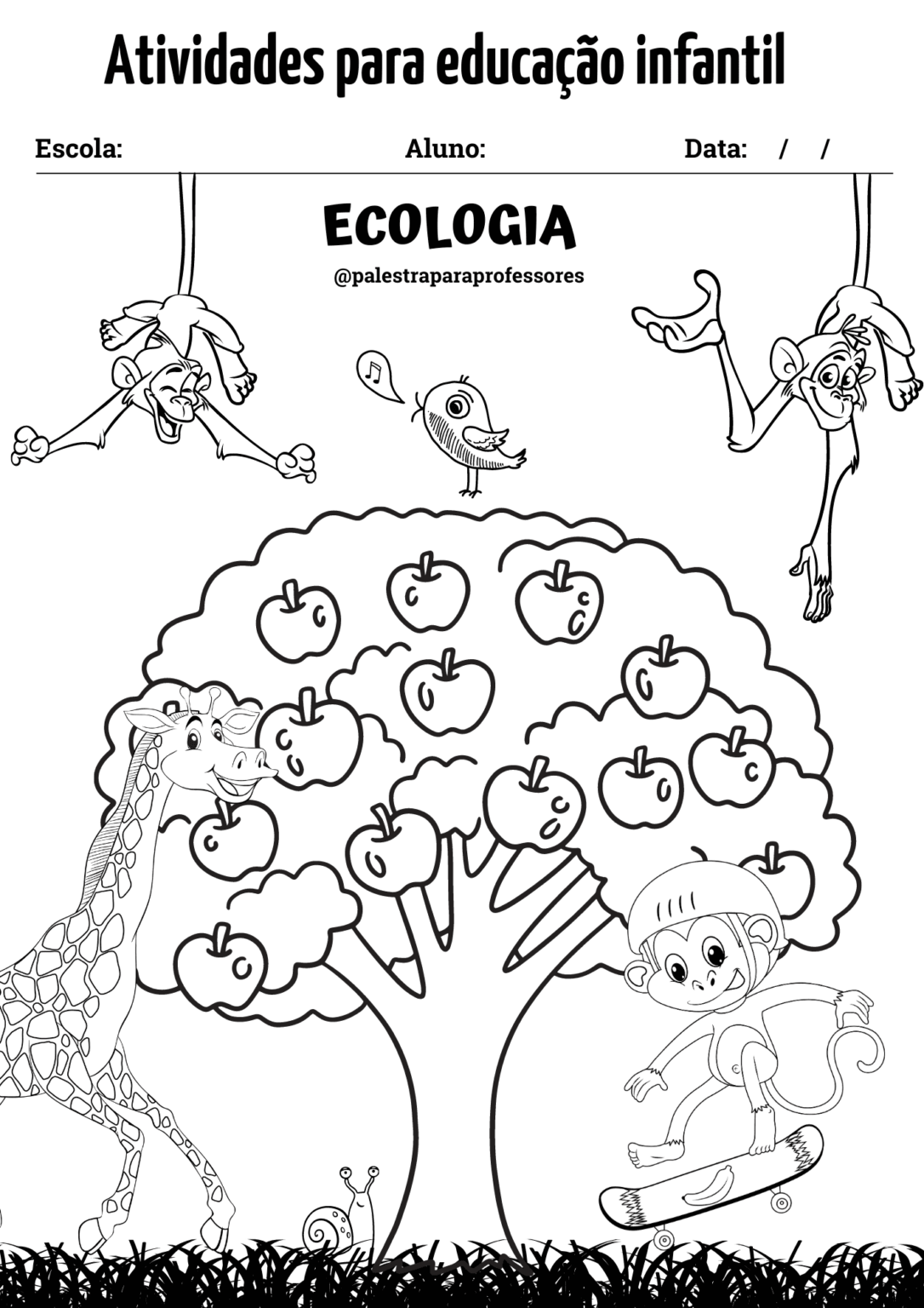 Atividades para educação infantil: 50 imagens de atividades infantis