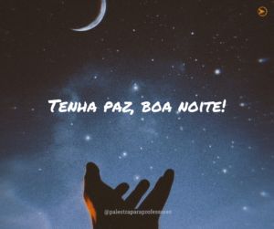 Mensagem de boa noite com carinho