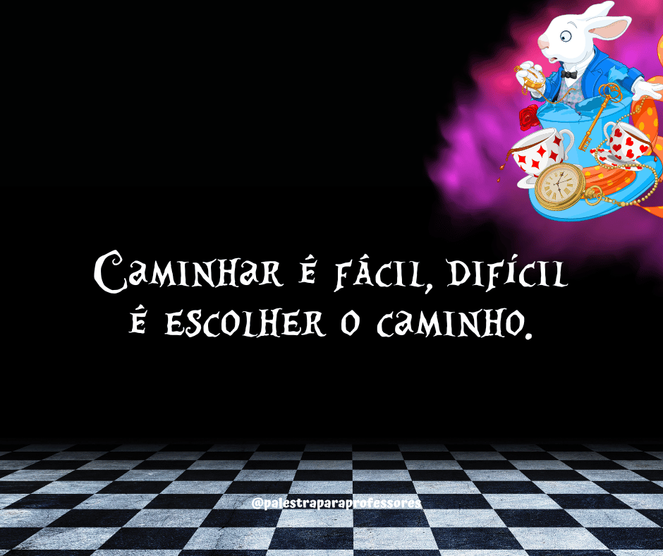 Alice no pais das maravilhas frases