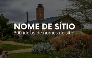Nome de sítio