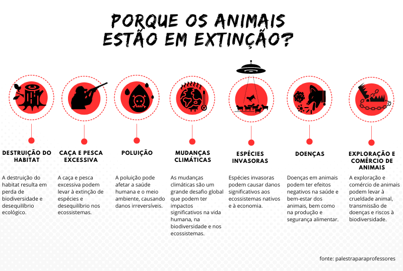 Porque os animais estão em extinção?