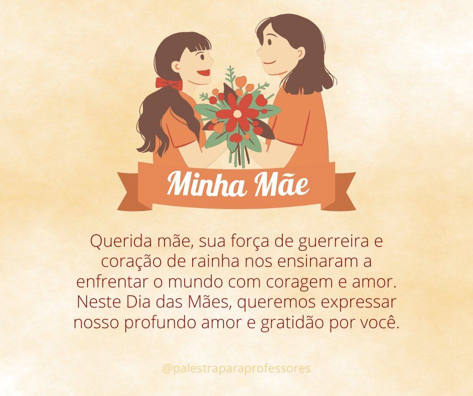 Mensagem para o dia das mães para imprimir