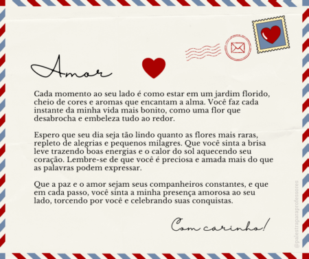 Bom dia meu amor ❤ texto grande