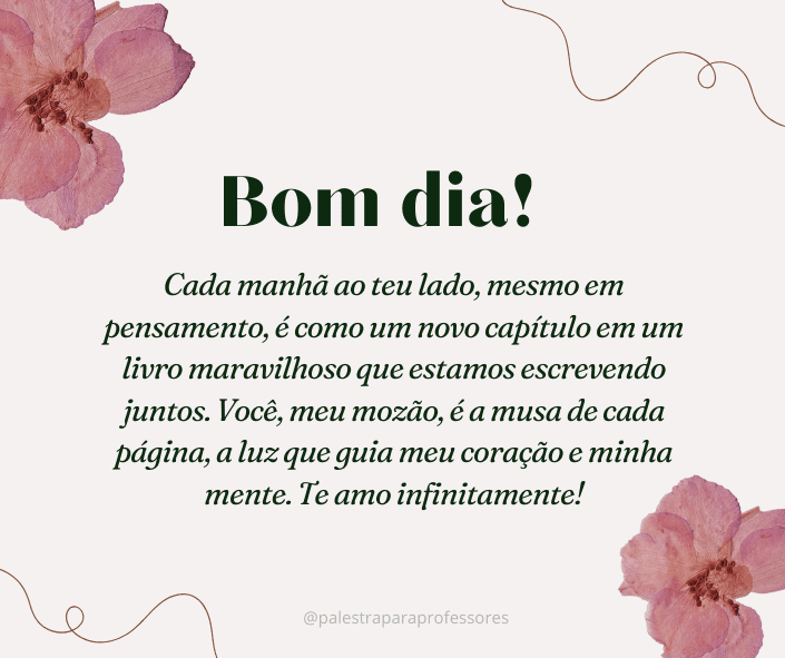 Bom dia meu amor ❤ texto grande