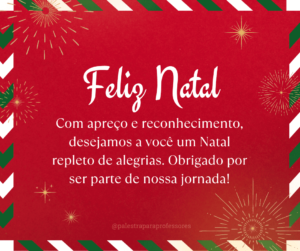 Feliz natal para clientes