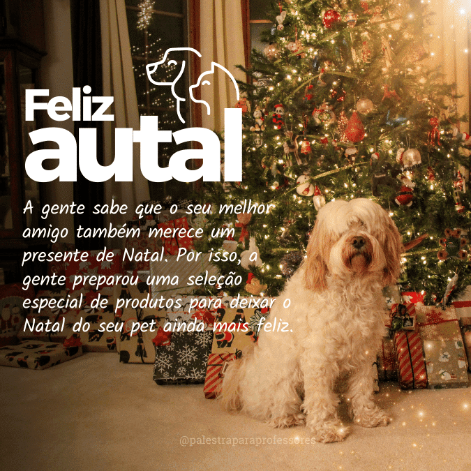 Mensagem de natal para clientes pet shop