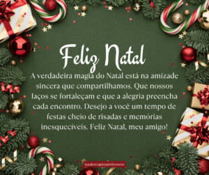 Mensagem de natal emocionante