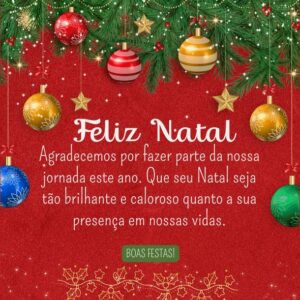 Mensagem de natal para clientes