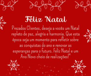 Mensagem de natal para clientes escritório de advocacia