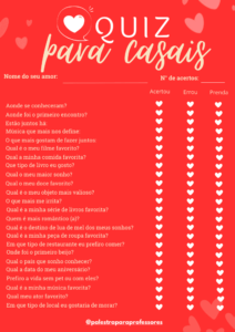 Quiz para Casais