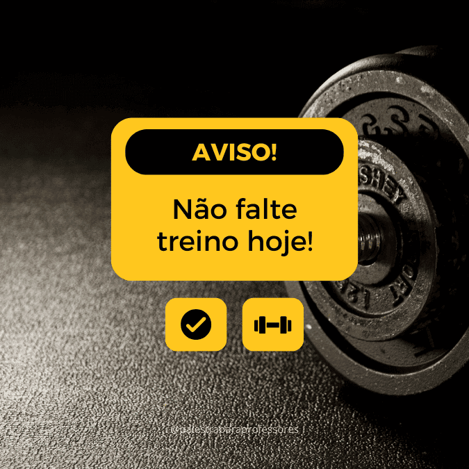 Frases treino feminino