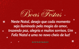 Mensagem de ano novo e natal