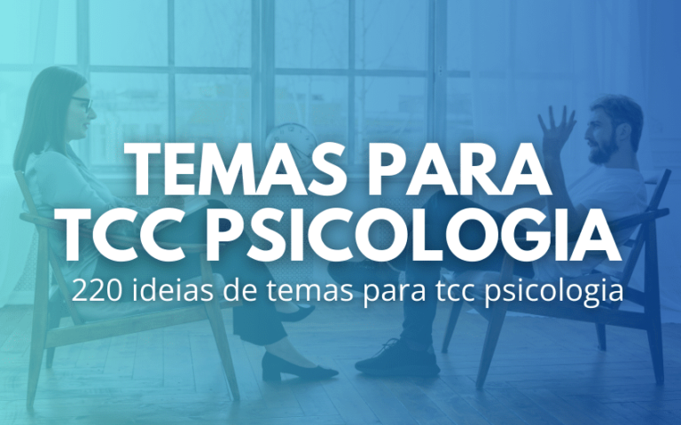 Temas para TCC psicologia